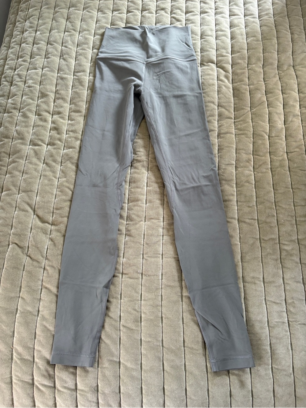 lululemon athletica Light Gray High-Rise Leggings